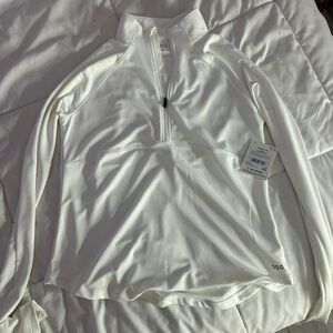 DSG Ivory Movement 1/4 Zip Top